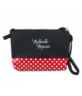 Necessaire Retangular Minnie Assinatura 15x3x21cm - Disney