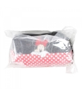 Necessaire Retangular Minnie Assinatura 10x8x20cm - Disney