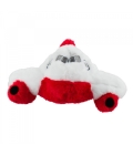 Avião Branco Vermelho 28cm - Pelúcia