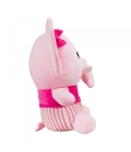 Elefante Rosa Orelhudo Sentado 34cm - Pelúcia