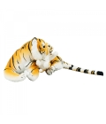 Tigre Mãe Filhote Realista 47cm - Pelúcia