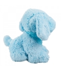 Cachorro Azul Sentado Pano Pescoço 22cm - Pelúcia