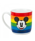 Caneca Porcelana Mickey Arco-Íris 300ml - Disney LGBTQIA+