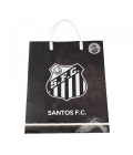 Sacola De Presentes Escudo Time 33x9x27cm - Santos