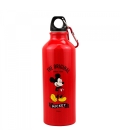  Garrafa Alumínio Vermelho Mickey Tapa Boca 500ml - Disney
