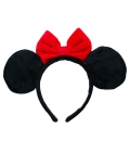 Tiara Laço Vermelho Orelhas Pretas Minnie - Disney
