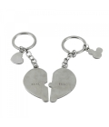 Jogo 2 Chaveiros Coração Arco-Íris Love Mickey 5cm - Disney