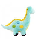 Dinossauro Pescoçudo Verde Turquesa 32cm - Pelúcia