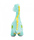 Dinossauro Pescoçudo Verde Turquesa 32cm - Pelúcia