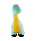 Dinossauro Pescoçudo Verde Turquesa 52cm - Pelúcia