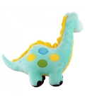 Dinossauro Pescoçudo Verde Turquesa 52cm - Pelúcia