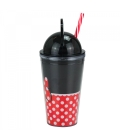 Copo Canudo Orelhas Minnie 450ml - Disney