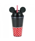 Copo Canudo Orelhas Minnie 450ml - Disney