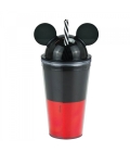 Copo Canudo Orelhas Mickey 450ml - Disney