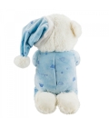  Urso Pijama Azul Reza 36cm - Pelúcia