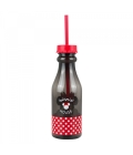 Garrafa Canudo Minnie 500ml - Disney