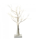  Luminária Árvore Galhos Luzes Amarelas 37cm