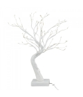  Luminária Árvore Galhos Luzes Amarelas 37cm