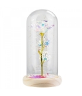 Luminária Cilíndrica Rosa Vermelha ou Branca 22cm