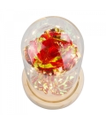 Luminária Cilíndrica Rosa Vermelha ou Branca 22cm