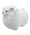 Ovelha Em Pé Com Laço Na Orelha 21cm - Pelúcia