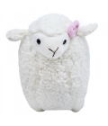 Ovelha Em Pé Com Laço Na Orelha 21cm - Pelúcia
