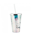 Copo Com Canudo Mickey 100 Anos 450ml - Disney