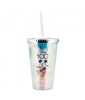 Copo Com Canudo Mickey 100 Anos 450ml - Disney