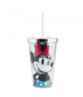  Copo Com Canudo Minnie 100 Anos 450ml - Disney