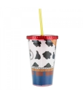  Copo Com Canudo Woody Toy Story 450ml - Disney