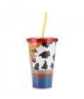 Copo Com Canudo Woody Toy Story 450ml - Disney