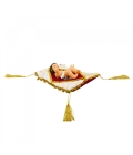Menino Jesus Na Manjedoura 15cm - Enfeite Resina