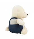 Urso Macacão Sentado 25cm - Pelúcia