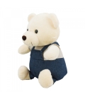 Urso Macacão Sentado 25cm - Pelúcia