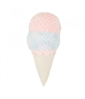 Sorvete Casquinha Rosa Azul 28cm - Pelúcia