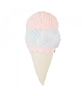 Sorvete Casquinha Rosa Azul 28cm - Pelúcia