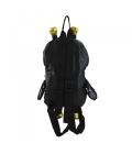 Mini Mochila Lantejoulas Abelha 27x10x24 - Pelúcia