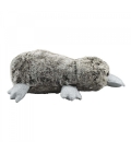 Ornitorrinco Cinza Claro ou Cinza Escuro Deitado 26cm