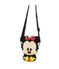  Mini Bolsa De Ombro Minnie Silicone 15x11.5cm - Disney