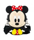  Mini Bolsa De Ombro Minnie Silicone 15x11.5cm - Disney
