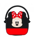 Mini Bolsa De Mão Minnie Silicone 13x13cm - Disney