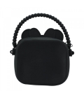 Mini Bolsa De Mão Minnie Silicone 13x13cm - Disney