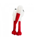 Cegonha Bico Patas Vermelhas 24cm - Pelúcia