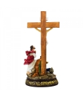 Crucificação De Jesus 30cm - Enfeite Resina