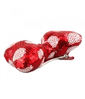 Presilha Cabelo Laço Minnie 6x8cm