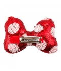 Presilha Cabelo Laço Minnie 6x8cm