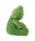 Sapo Verde Sentado Gravata 22cm - Brinquedos de Pelúcia