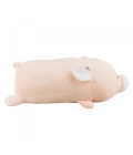 Porco Rosa Deitado Cilíndrico 38cm - Pelúcia