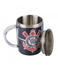 Caneca Térmica Com Tampa 450ml - Corinthians Licenciado 